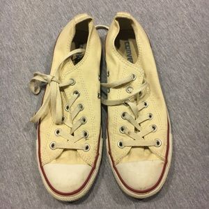 Cream/Tan Converse NEVER WORN